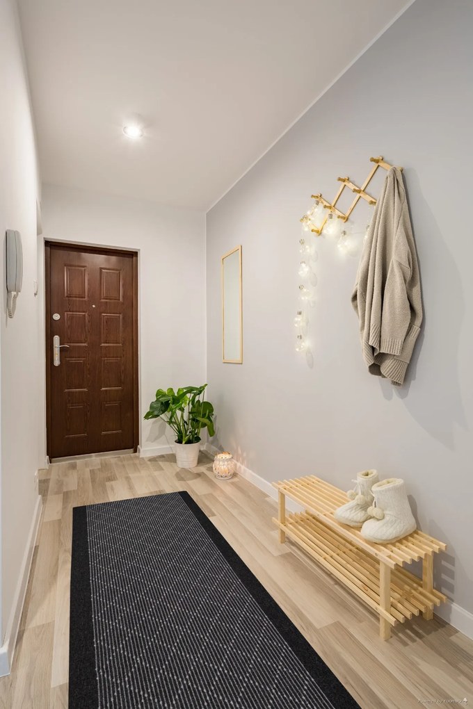 Protišmykový behúň na mieru Boulevard 9229, šíre 100 cm, šedá, chodba / predsieň, Condor Carpets