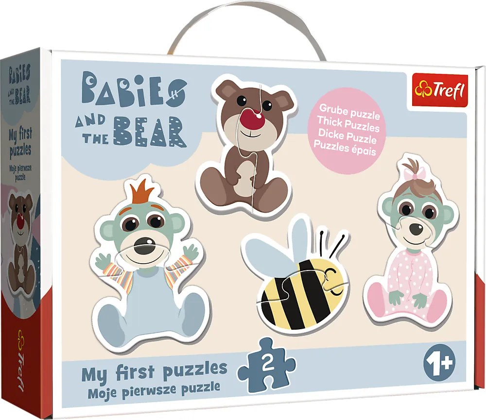 Moje prvé puzzle Priateľské bábätká