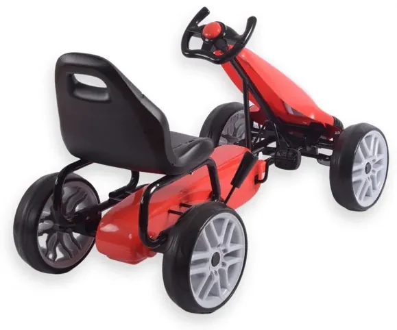 Šlapacia motokára POWER červená