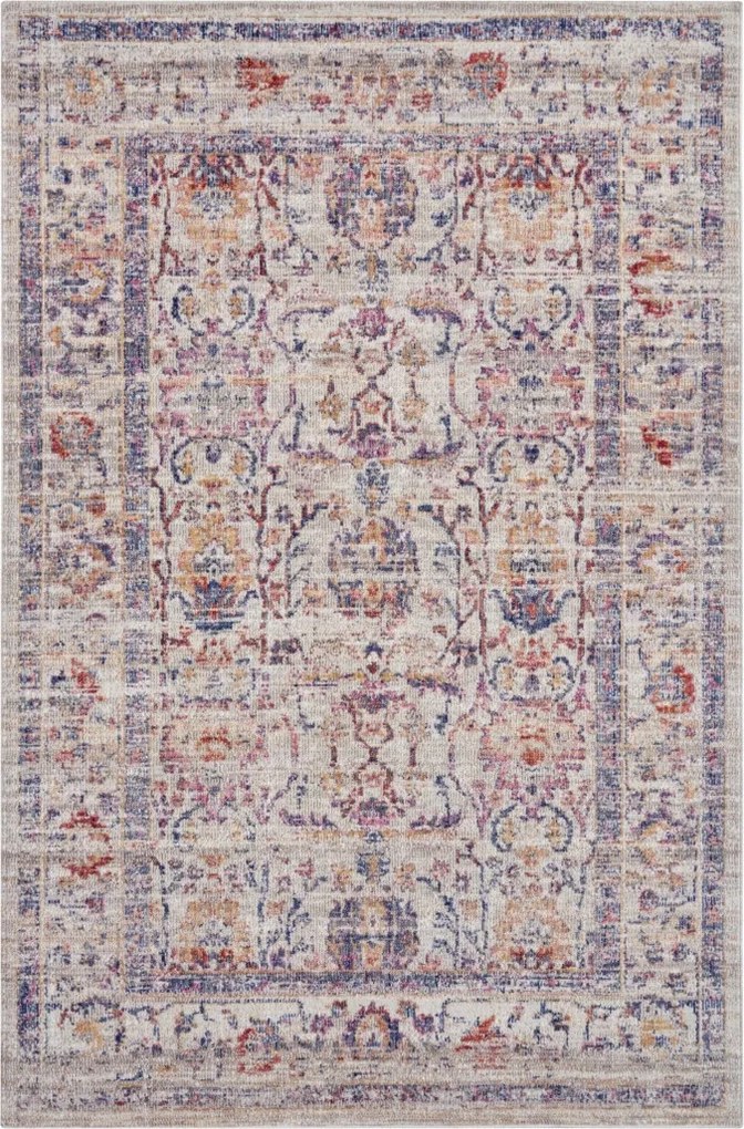 AKCIA: 120x170 cm Kusový koberec Cairo 105591 Luxor Cream Multicolored – na von aj na doma, viacfarebná, chodba / predsieň, Hanse Home