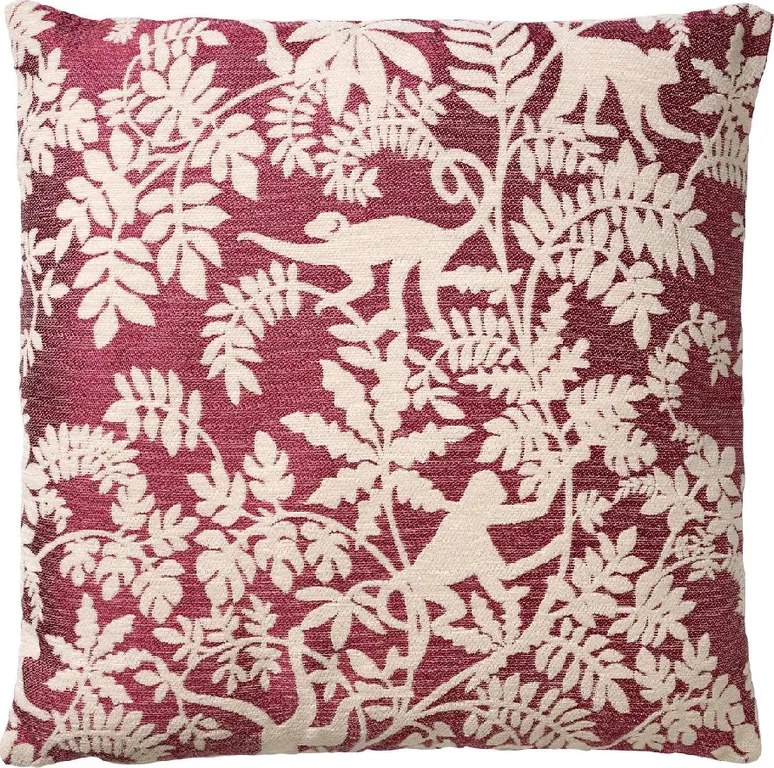 Dekoračný poťah na vankúš ABU MERLOT 45x45 cm, vínový