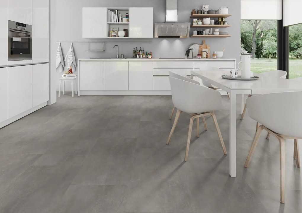Oneflor, Vinylová podlaha lepená ECO 55 070 Cement Natural, 914,4 x 457,2 mm