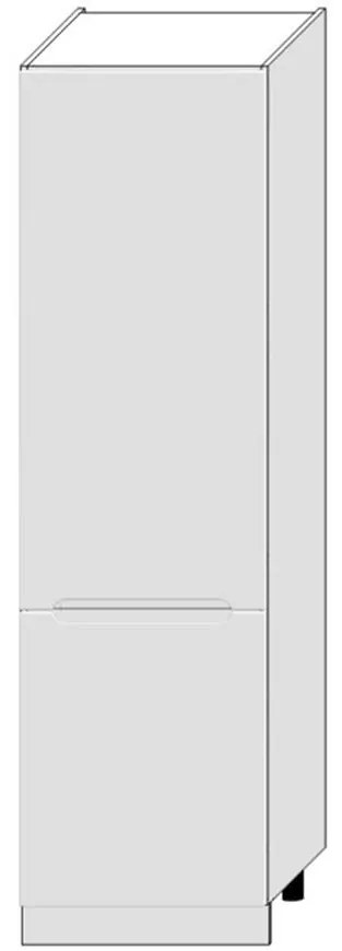 Kuchynská skrinka Zoya D60sł 2133 Pl 2frBiely hrášok / Biely