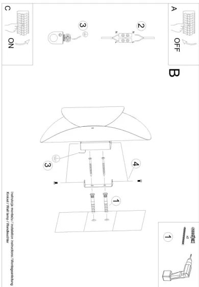Sollux SL.1062 - Nástenné svietidlo TEAR 1xG9/40W/230V biela