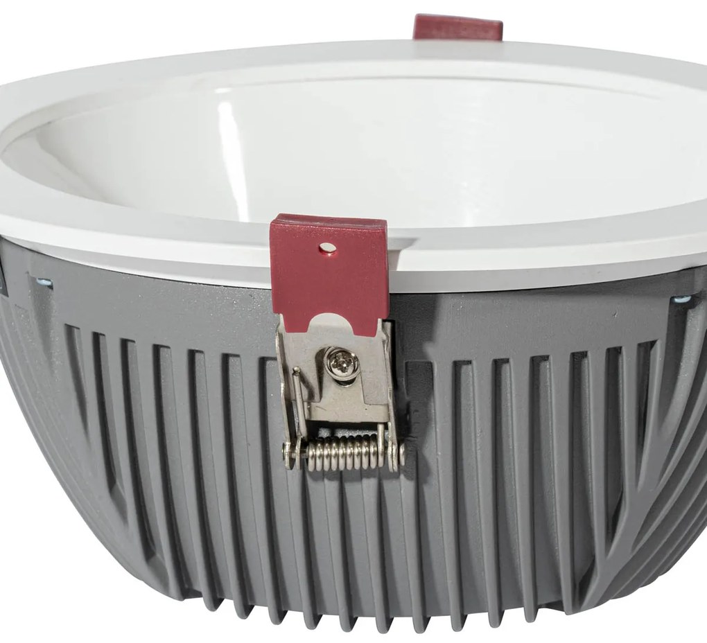 Zapustené bodové svietidlo biele vrátane LED 3000K-5000K s prepínačom Dip - Elias