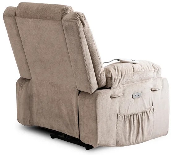 Masážne kreslo AMADEO bežové