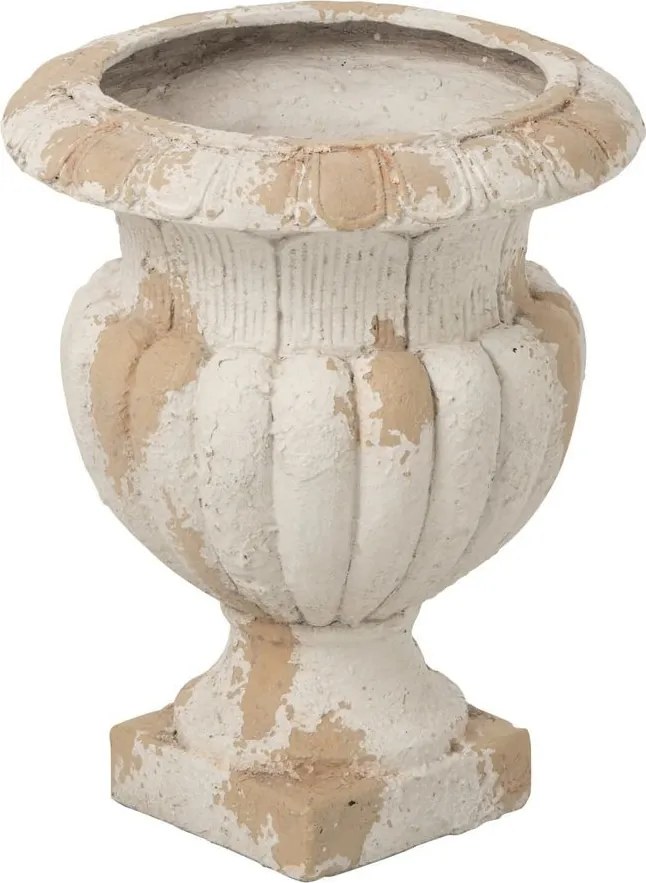 Béžový antik kvetináč Antiqou French - Ø 40*48 cm