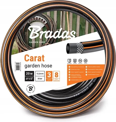 Vystužená Záhradná Hadica Carat 3/4 50 M