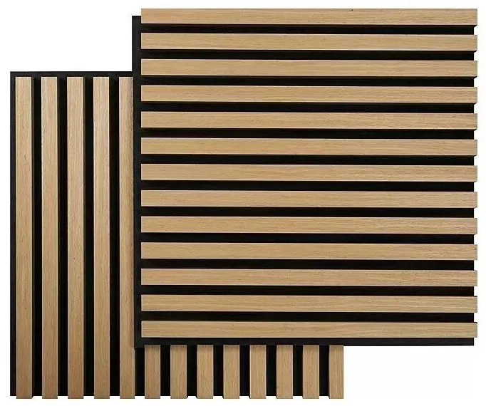 Fibrotech Akustický obkladový panel Square, MDF, 520 × 520 × 22 mm, dub svetlý