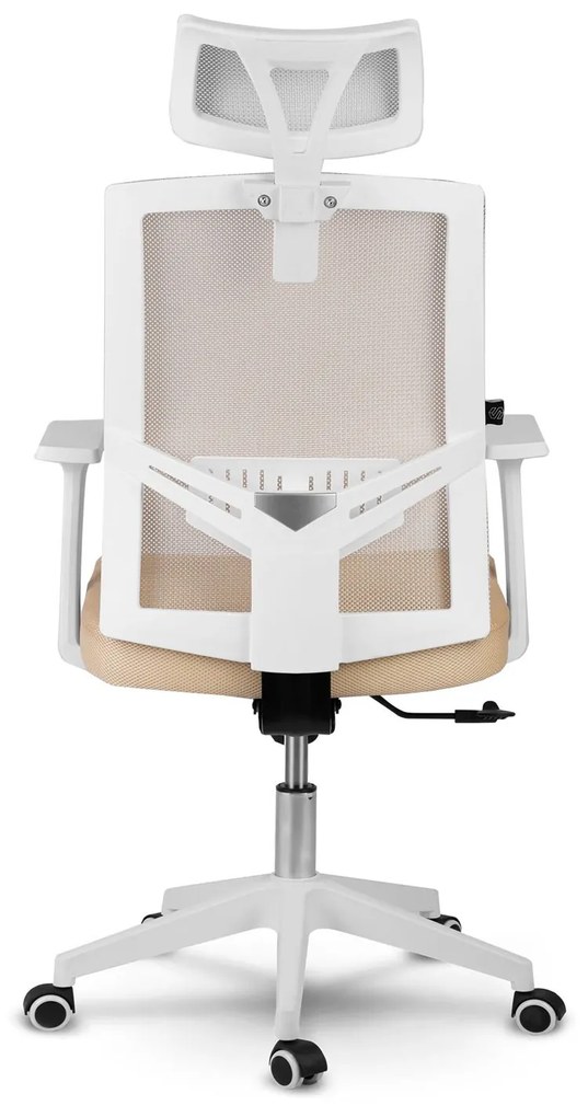 Kancelárska stolička z mikrosieťoviny Sofotel Rotar 240102- béžová