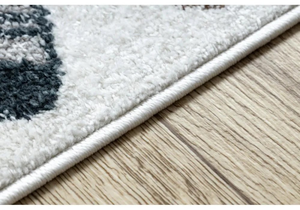 Detský kusový koberec Pre indiánov krémovo biely 280x370cm