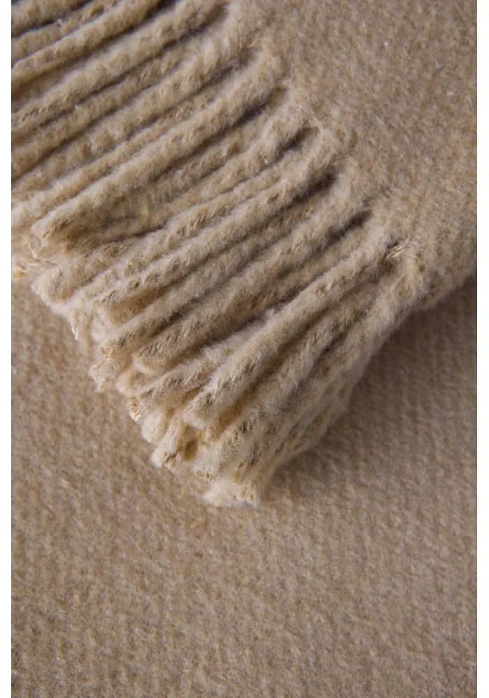 Hnedá deka s podielom bavlny Euromant Basics, 140 x 180 cm