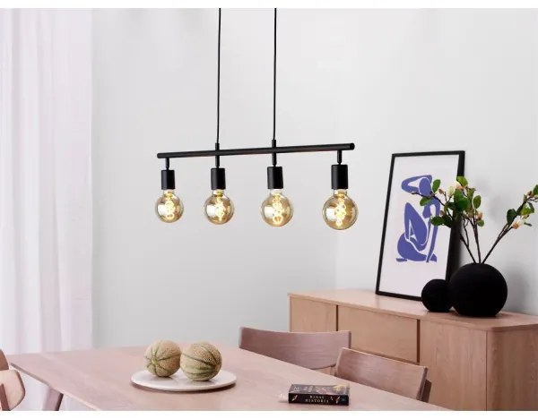 Cottex T1924SV - Závesný luster ARC na lanku 4xE27/60W/230V