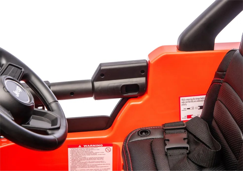 LEAN CARS Elektrické autíčko Jeep Rubicon 4x4 DK-JWR556 4x200W 24V oranžové