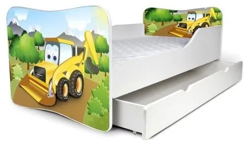 MAXMAX Detská posteľ so zásuvkou BAGR + matrac ZADARMO