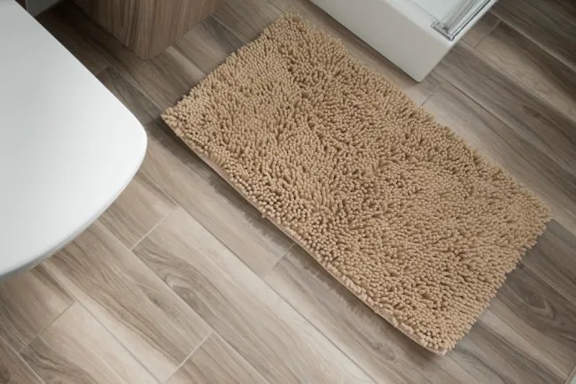 Kúpeľňový koberček CHENILLE béžový MSE-50 1PC