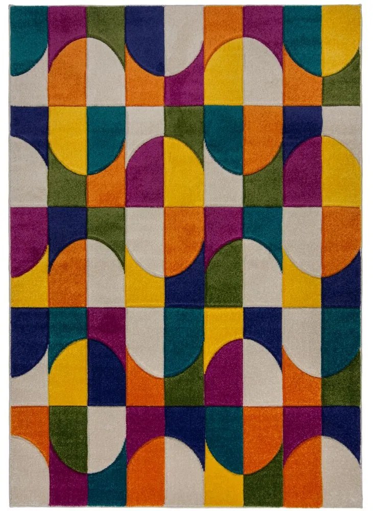 Flair Rugs, Kusový koberec Spectrum Chacha Multi, 80x150, viacfarebná, obývacia izba