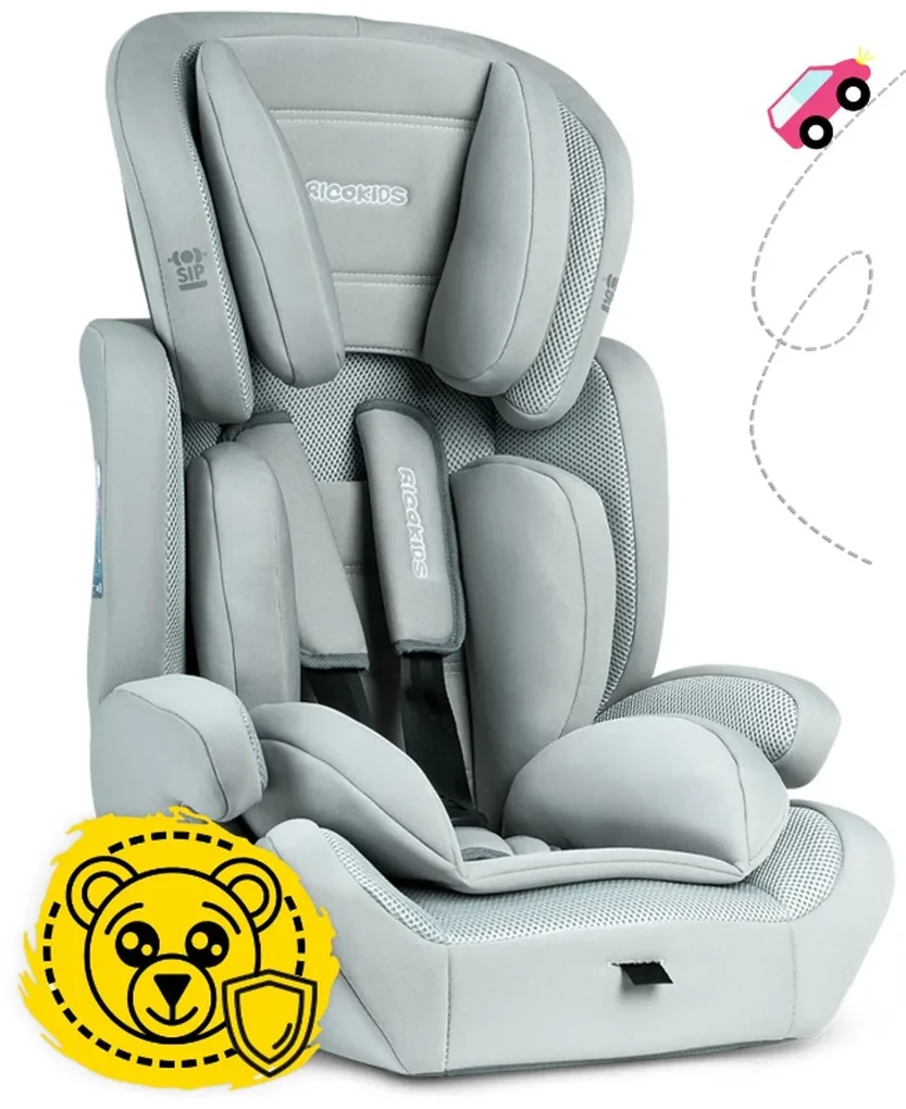 Detská autosedačka Massi Ricokids | svetlo šedá