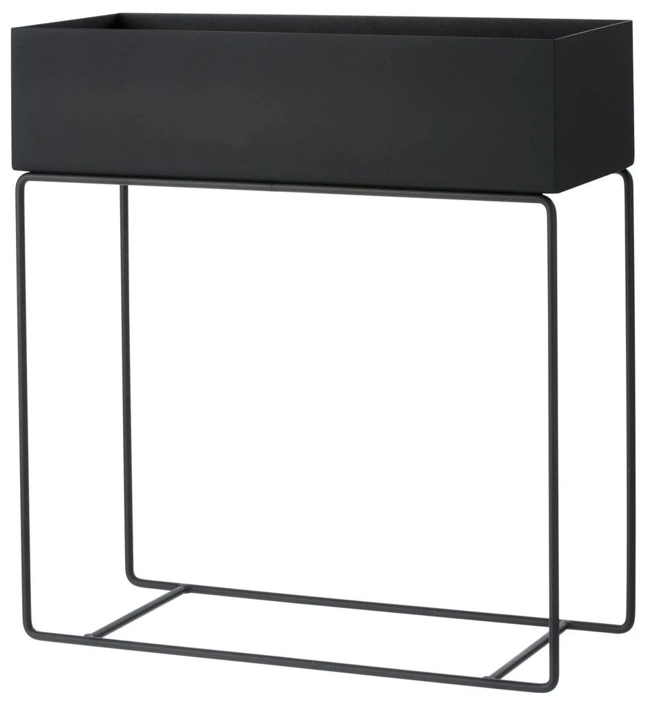 ferm LIVING Stojan na kvety Plant Box Black