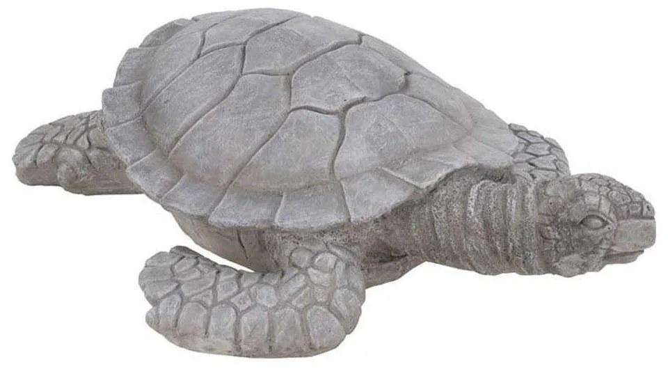 Záhradná figúrka z polyresínu Tortoise, 17x55 cm, sivá