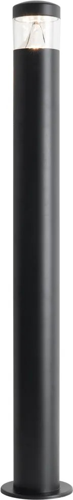 Moderné vonkajšie svietidlo čierne 80 cm IP44 vrátane LED - Roxy