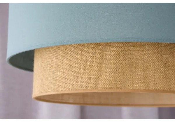 Duolla - Luster na lanku BOHO 1xE27/15W/230V pr. 45 cm zelená/hnedá