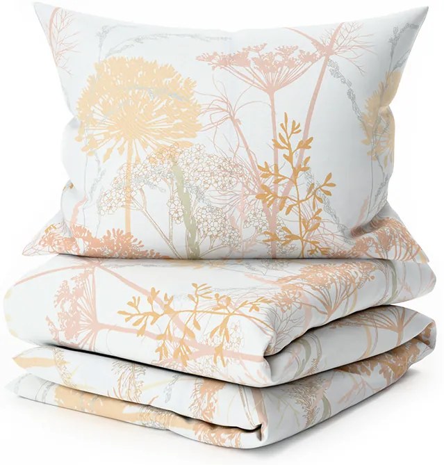 Obliečky z Renforcé bavlny CARAWAY krémové Rozmer obliečok: 70 x 90 cm | 140 x 200 cm