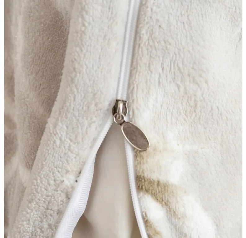 Mikroplyšové obliečky NOMELLA béžové Rozmer obliečky: 70 x 80 cm | 140 x 200 cm