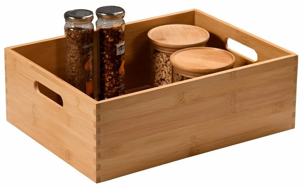 Kesper 57511 Bambusový box, 38,5 x 28,5 x 13 cm