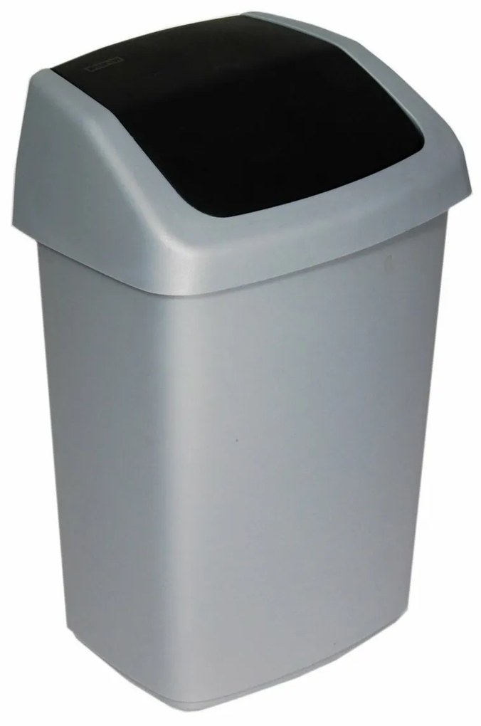Curver Odpadkový kôš Swing 10 l, sivá, 10 l