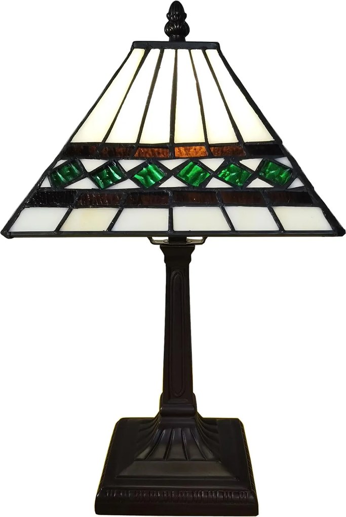 Stolná Tiffany lampa Yolande- 20*20*34 cm