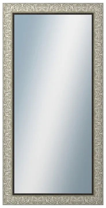 DANTIK - Zrkadlo v rámu, rozmer s rámom 60x120 cm z lišty PRAHA strieborná (2751)