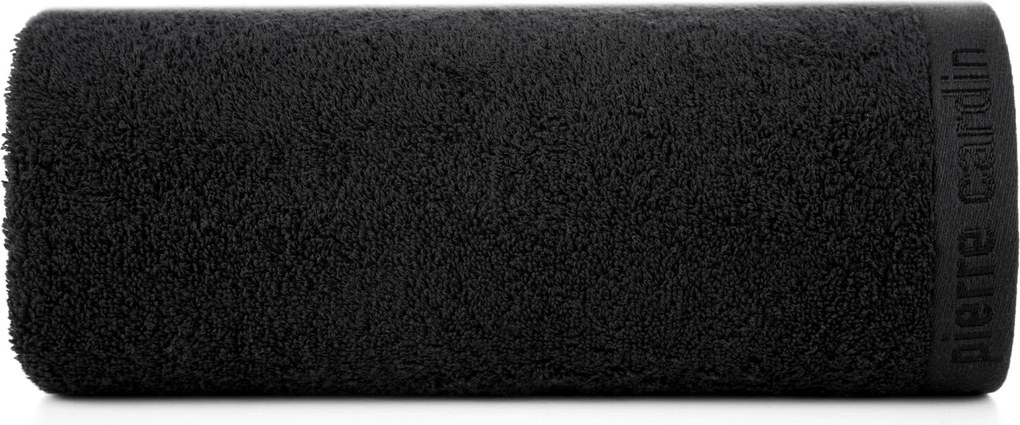 BAVLNENÝ UTERÁK PIERRE CARDIN EVI 70X140 CM ČIERNA