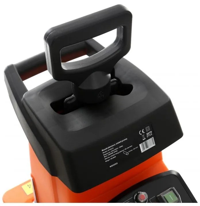 Elektrický drvič konárov a vetiev s 2800W, KD5202