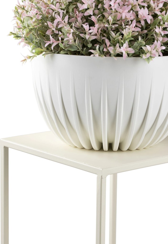 STOJAN NA KVETINÁČ SIMPLE 70X24X24 CM KRÉMOVÁ