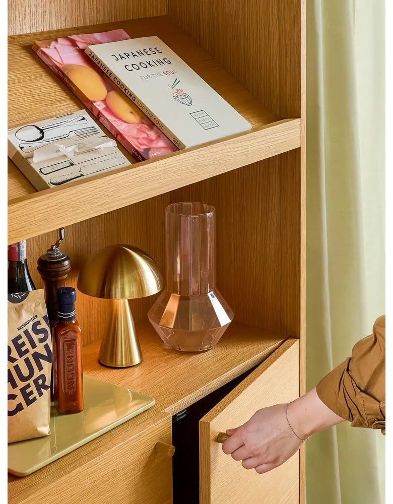 LED stmievateľná stolová lampa v zlatej farbe (výška 20 cm) Mush – Hübsch