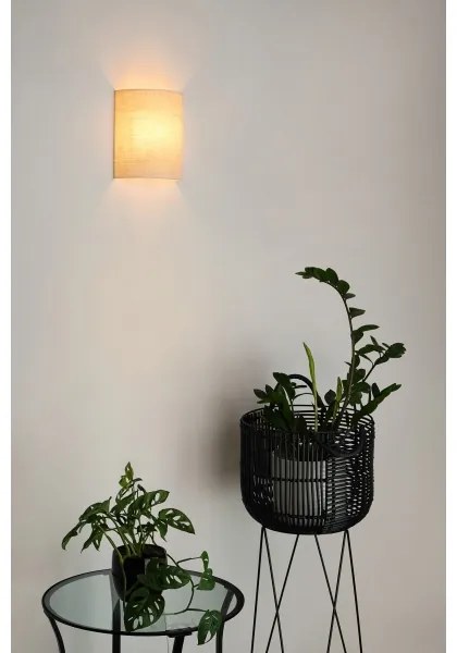 Brilagi - Nástenné svietidlo SEMI 1xE27/15W/230V pr. 20 cm krémová