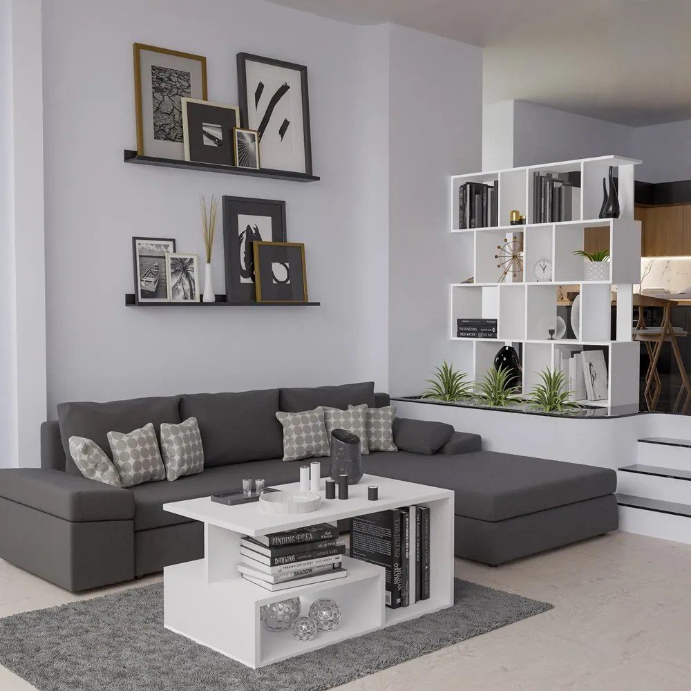 Regál Fragil 1 (biela). Akcia -19%. Vlastná spoľahlivá doprava až k Vám domov. 1132663