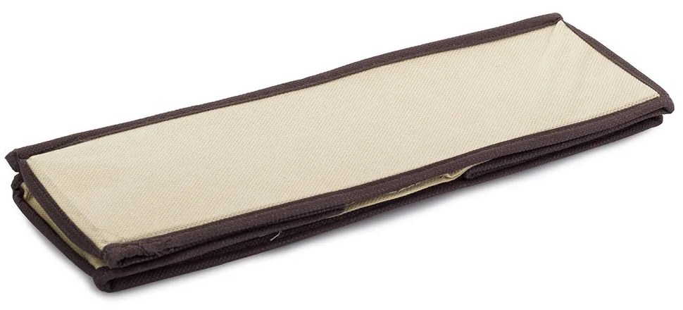 VERK GROUP Organizér na spodní prádlo, KIPIT, 6 přihrádek, béžový, 34 x 16 x 10 cm