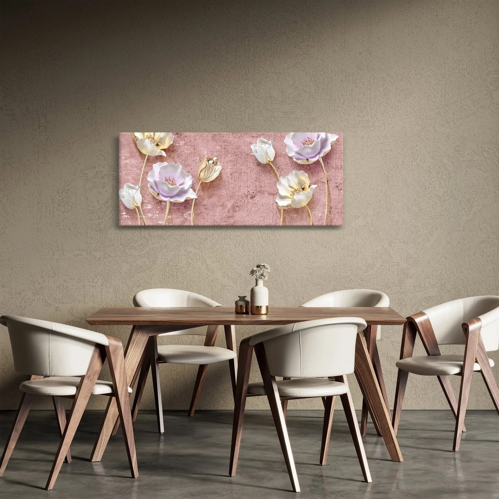 Obraz kvetov (120x50 cm)