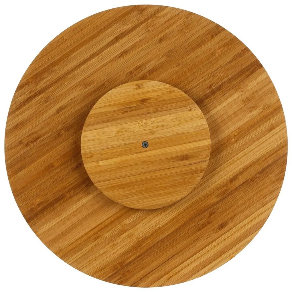 Drevený otočný servírovací podnos Wood, (fi) 35 cm