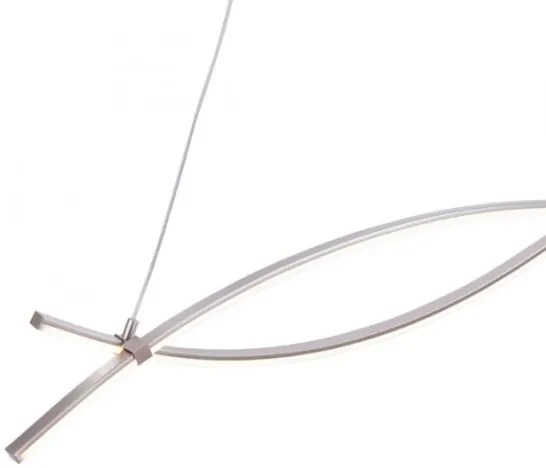 JUST LIGHT. 15382-55 - LED Luster na lanku MAJA 2xLED/8,4W/230V chróm