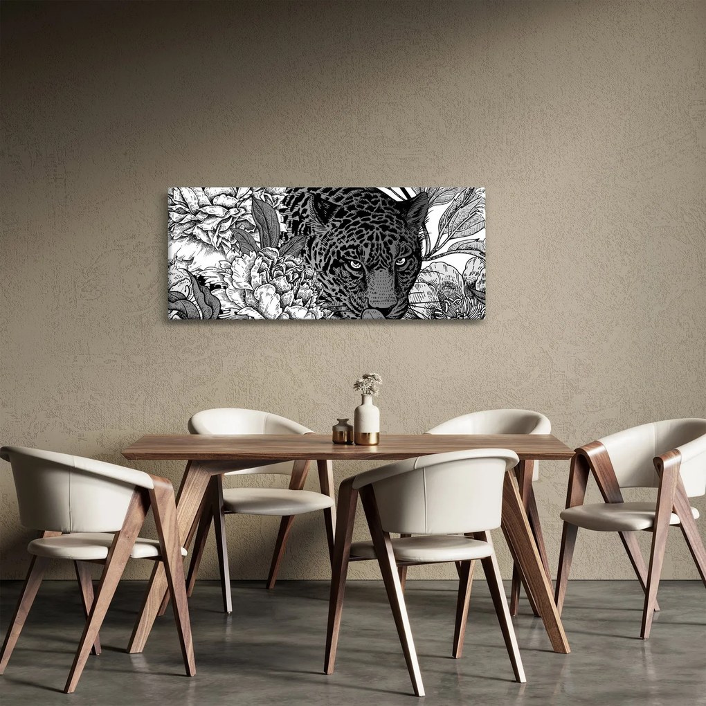Obraz - Exotická záhrada (120x50 cm)
