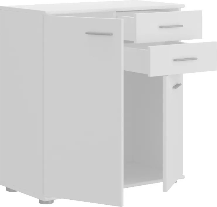 Skrinka so zásuvkami Mike, biela