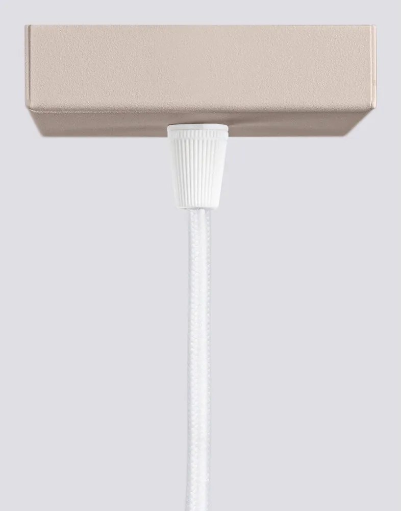 Taupe kovové závesné svietidlo Gleam – Sollux