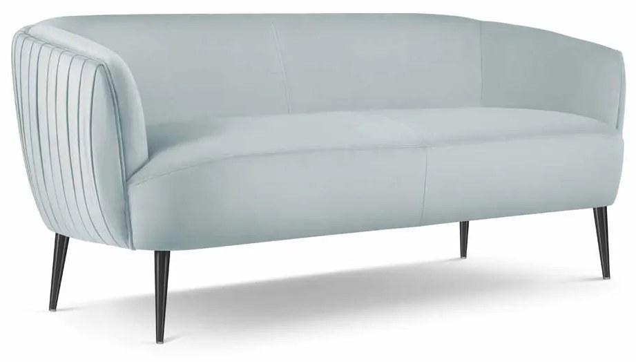 Trojmiestna zamatová pohovka Moss 179 × 78 × 72 cm