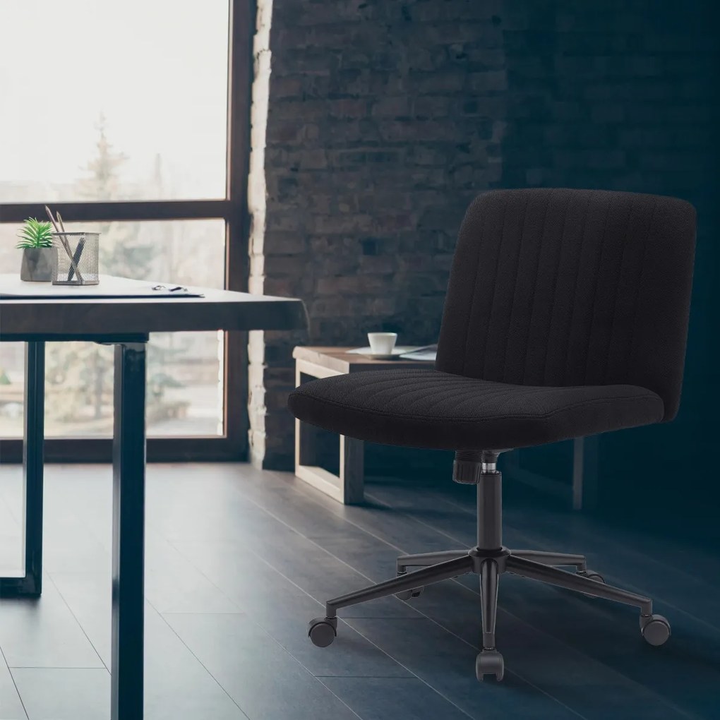 Design-Shop Kancelářská stolička Kingman látka - Čierna