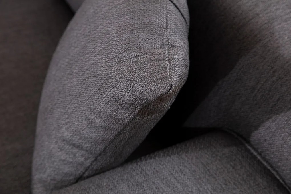 Dvoumístná pohovka Petra 163 cm antracit