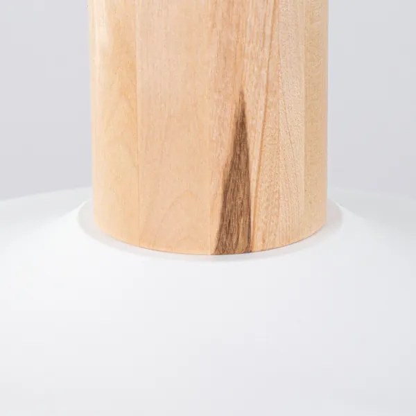 Sollux SL.1323 - Luster na lanku INDY 1xE27/15W/230V pr. 38 cm biela