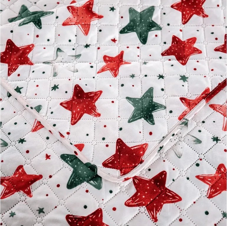 Prehoz na posteľ COLORFUL STARS, farebný Rozmer: 170 x 210 cm